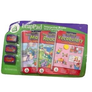 LeapPad Interactive Books & Cartridges Set - Works on Original LeapPad